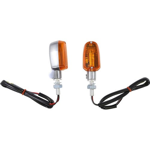 K&S Technologies Marker Light - Dual Filament - Aluminum/Amber | 25-8301