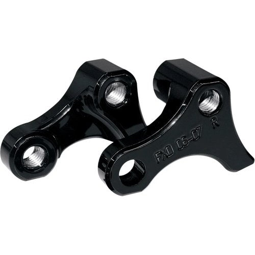 LA Choppers Rear Lowering Kit - Black Powder Coated - Lowers 1" | LA-7590-02B