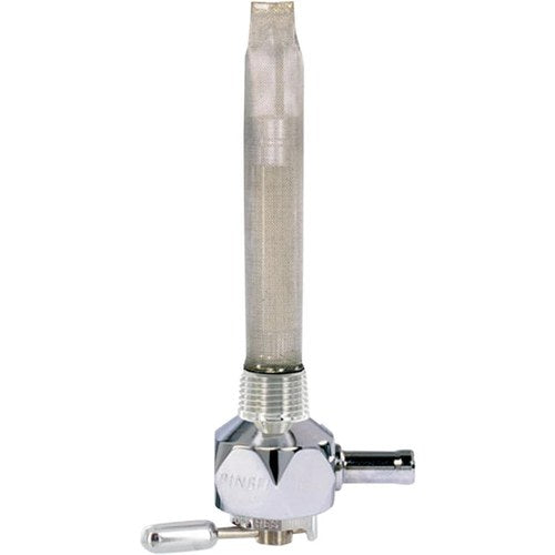 Pingel Fuel Valve - Diamond Chrome - 3/8" Npt - Hex | 4211-CD