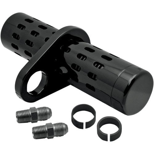Pro-One Performance Oil Cooler Kit - Black - No Gauge - 1"-1 1/4" | 201050B