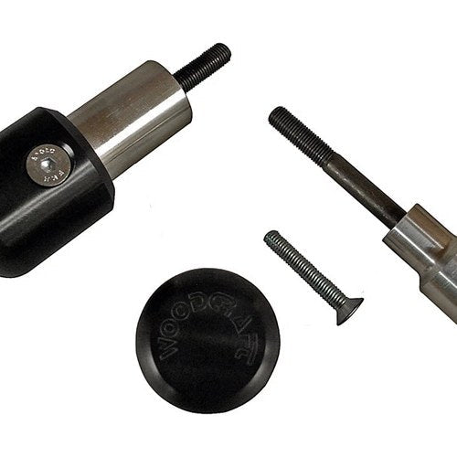 Triumph 2017-2025 Street Triple RS Woodcraft Frame Slider Kit With Black Pucks