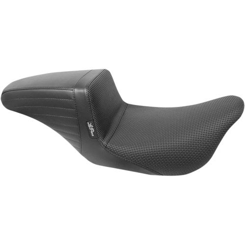 Le Pera Kickflip Daddy Long Legs Seat - Basketweave - FL '08+ (Black) LK-597DLBW