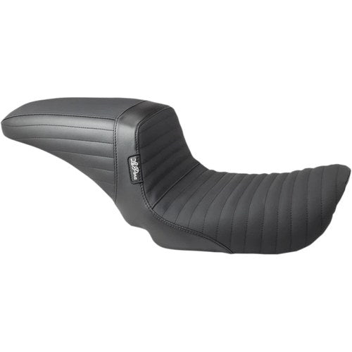 Le Pera Kickflip Seat - Pleated Grip - Fxd '04-'05 (Black) LF-591PTGP