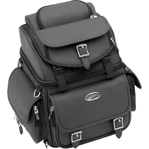 Saddlemen Sissy Bar Bag (Black / Chrome) 3515-0118