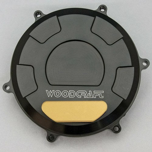 Ducati 2015-2018 1299 Panigale Woodcraft Right Side Clutch Cover - Gold Plate