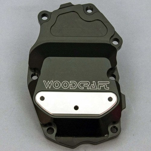 Triumph 2013-17 Daytona 675 Woodcraft Crank / Ignition Trigger Cover - Steel Pad