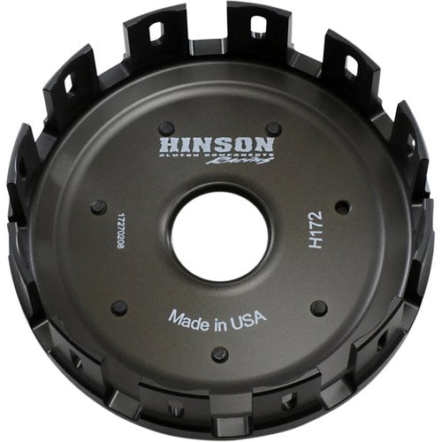Hinson Racing Billetproof Hardcoated Aluminum Clutch Basket (H172)