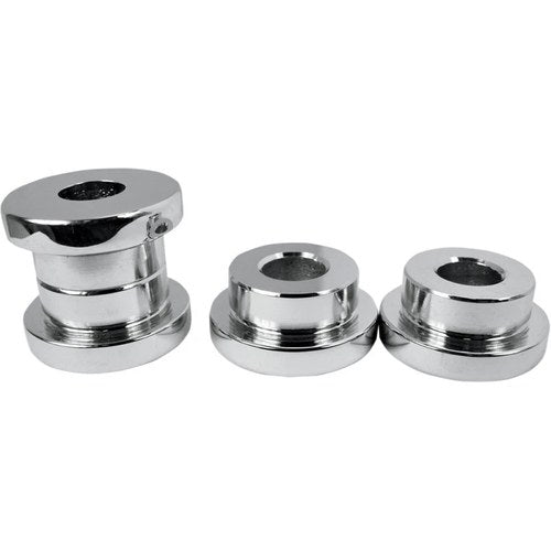 LA Choppers Chrome Solid Riser Bushings | LA-7400-50