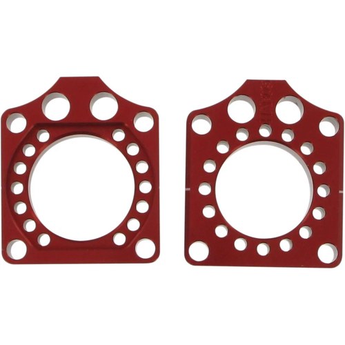 Pro Circuit Billet Axle Blocks (Anodized; Red) HAB09