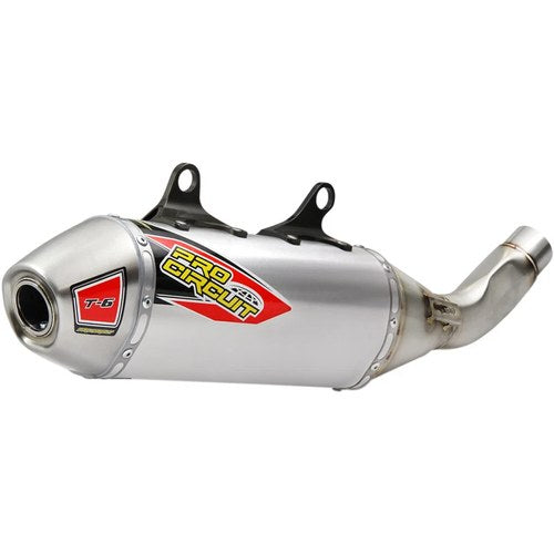Pro Circuit T-6 Slip-On Exhaust System (Natural) 0151935A
