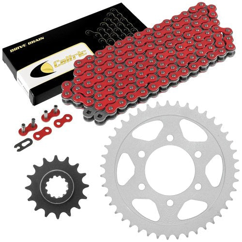 Red Drive Chain And Sprocket Kit for Kawasaki ZR1000G Z1000 Abs 2014-2018