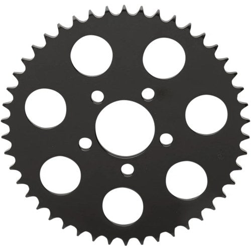 Drag Specialties Rear Sprocket - Gloss Black - Flat - 46-Tooth | 16429EB