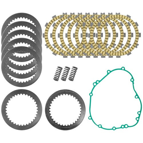 Clutch Friction Plates Kit for Kawasaki Ninja ZX-6R ZX6R ZX636 2013-23