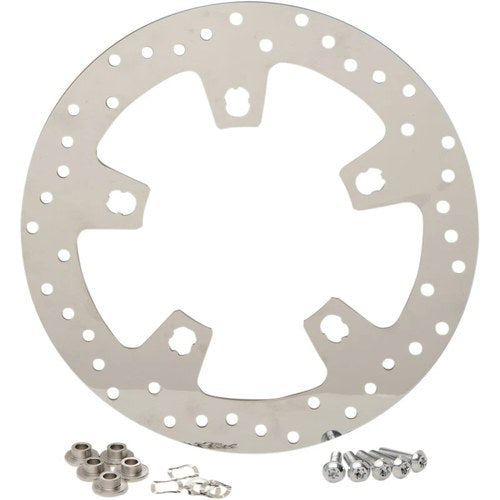 Drag Specialties Drilled Brake Rotor - Front - 11.8" - Touring | B06-0194ASP