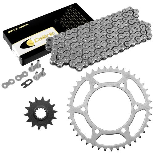 Caltric Drive Chain & Sprockets For Kawasaki Z400 ABS 2019-2022 520 X 108