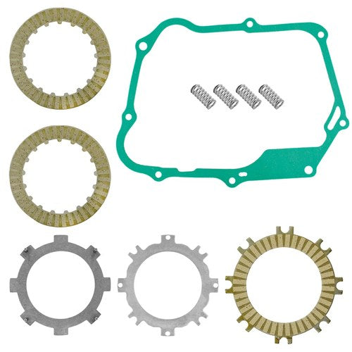 Clutch Friction Steel Plates w/ Free Springs & Gasket Kit for Honda CRF70F 04-12