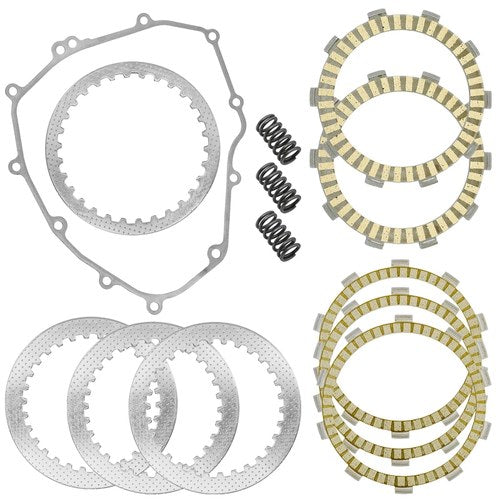 Clutch Friction Steel Plates Kit for Kawasaki Ninja 400 EX400 ABS 2018 - 2023