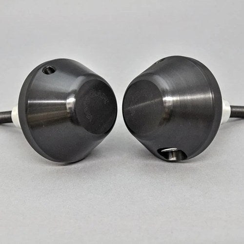 Kawasaki 2023-2025 ZX4RR Woodcraft Racing Frame Slider Kit - Domed Pucks