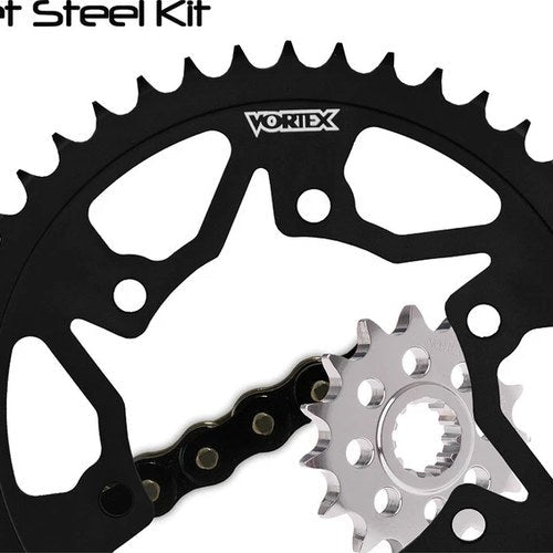 Vortex 530 Steel Chain & Sprocket Kit Suzuki Hayabusa 99-07 16-42