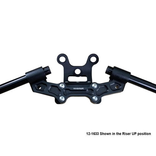 Ducati 2018-2021 Monster 821 Woodcraft Racing Clipon Adapter Plate - 1.5" Mount