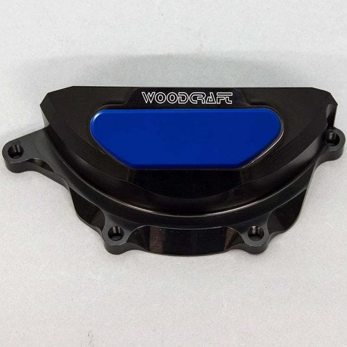 Yamaha 2025 R9 Woodcraft Engine Stator Cover Protector - Blue Plate