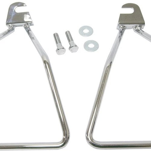 Harley Davidson Harddrive Saddlebag Supports Chrome Single Bolt Softail 2000-18