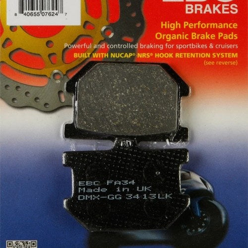 Ebc Organic Brake Pads FA34