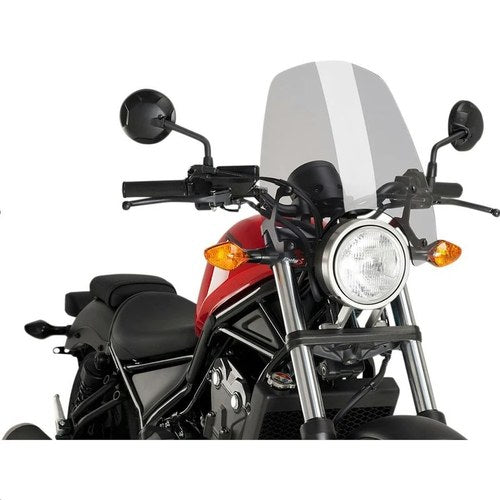 Honda 2017-2021 Rebel 300 / 500 Puig Windscreen Naked New Gen Touring Smoke