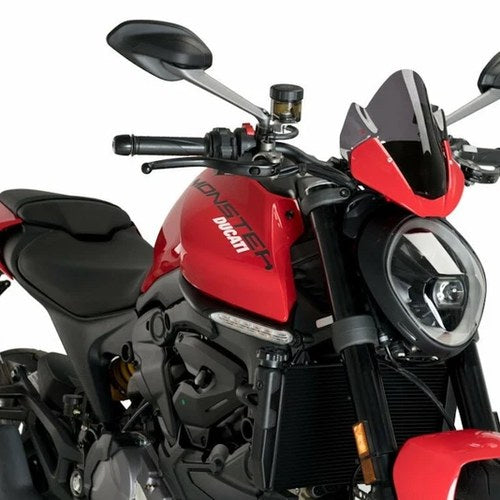 Ducati Monster 937 Plus 21-23 Puig Windscreen Sport Smoke OEM Fly Screen Only