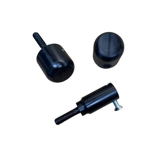 Honda 2024-2025 Cbr 1000RR-R Woodcraft Racing Frame Sliders With Black Pucks