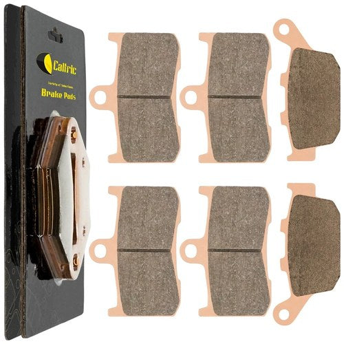 Caltric Front and Rear Brake Pads for Kawasaki ZR800 ABS Z800 2013
