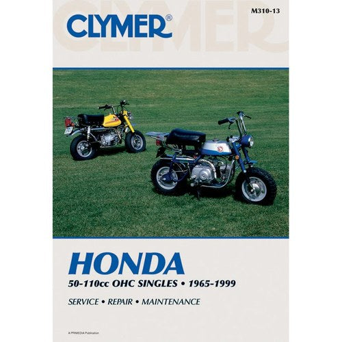 Clymer Physical Book for Honda 50-110cc, Ohc Singles 1965-1999 | M310-13