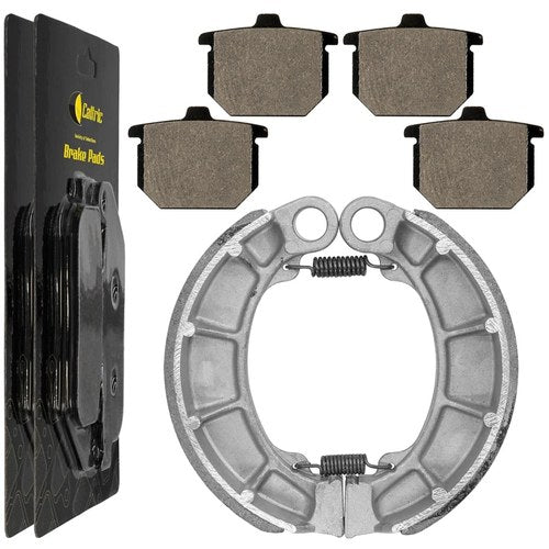 Front Brake Pads & Rear Brake Shoes for Honda CX5001978 1979 1980 1981