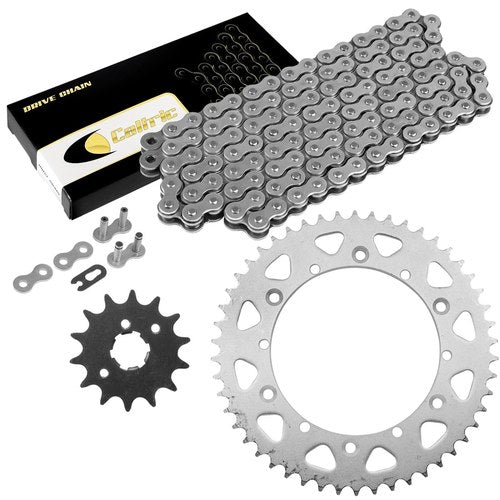Drive Chain & Sprockets Kit for Yamaha IT250 YZ250 YZ465 YZ490