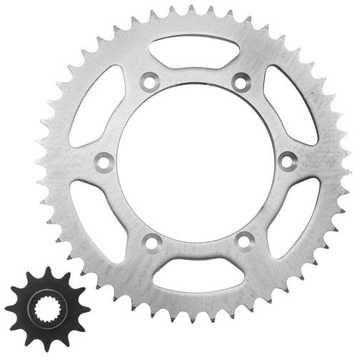 Front & Rear Sprocket Kit for Suzuki RM125 1985 1992-1996 2000-2004