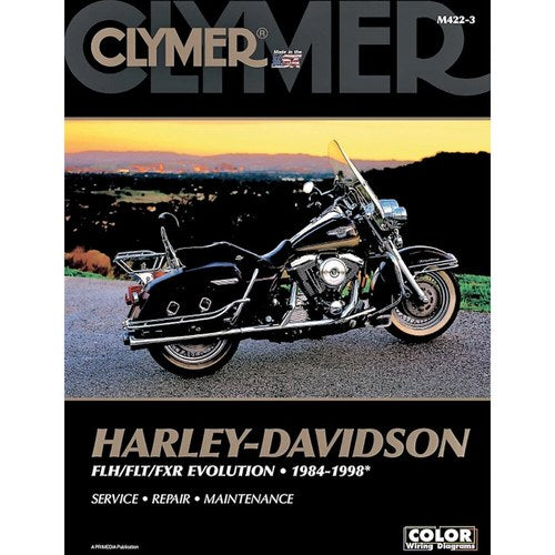 Clymer Physical Book for Harley-Davidson FLH/FLT/FXR Evolution 1984-1998 | M422