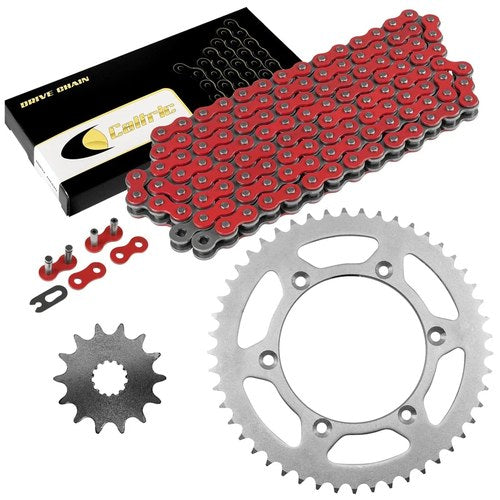 Red Drive Chain And Sprocket Kit for Yamaha YZ426F 2000 2001 2002