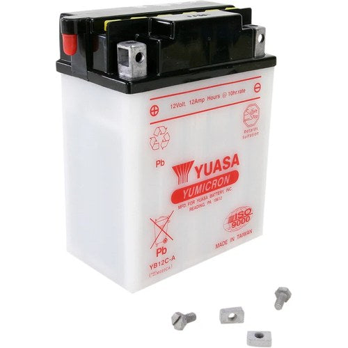 Yuasa Yumicron High Performance Conventional Battery (YB12C-A) YUAM222CA