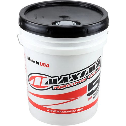Maxima Racing Oil Racing Motorcycle Shock Fluid/Oil | 3W | 5 Gallon | 58505L