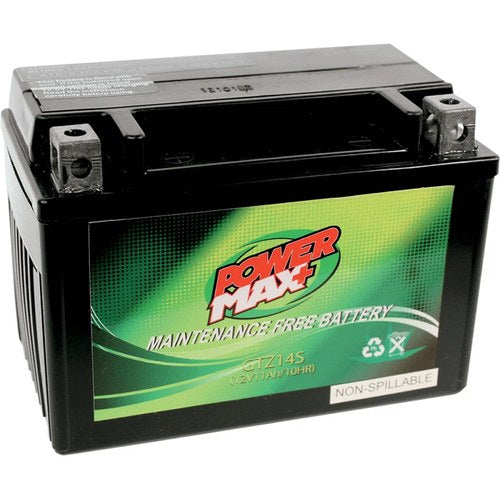 Power Max 12V Maintenance-Free Battery (Cross Ref YTZ14S) GTZ14S