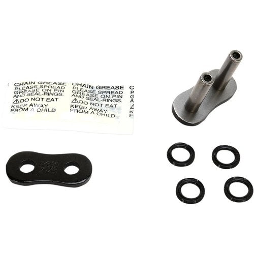 EK Chains 530 ZVX3 Series Mlj ZX-Ring Rivet Master Connecting Link (Black)