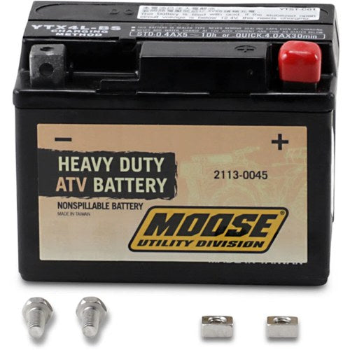 Moose Utility Division Factory-Activated Agm Battery (Cross Ref YTX4L) 2113-0045