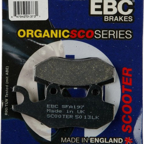 Ebc Sfa Organic Scooter Brake Pads / One Pair (SFA197)