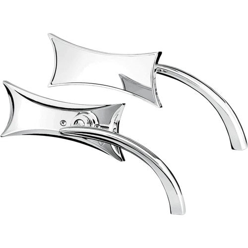 Arlen Ness - 13-416 - Micro Die-Cast Four Point Mirror, Left - Chrome