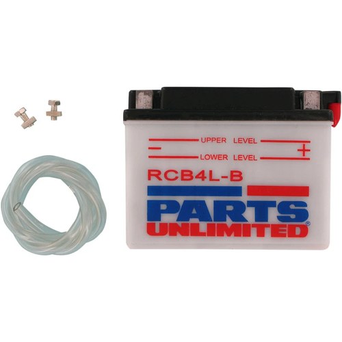 Parts Unlimited 12V Heavy-Duty Battery YB4L-B (RCB4L-B)