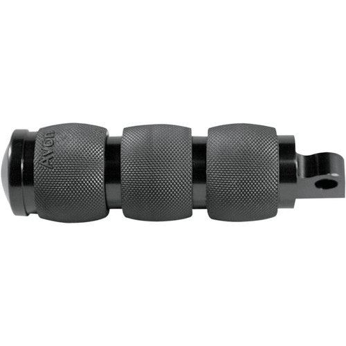 Avon Air Cushion Folding Foot Pegs for H-D Motorcycles (Anodized Black)