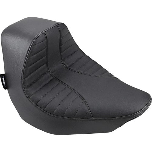 Drag Specialties EZ-Solo Seat, Scorpion Stitch, Vinyl, FLFB/S (Black) 0802-1185