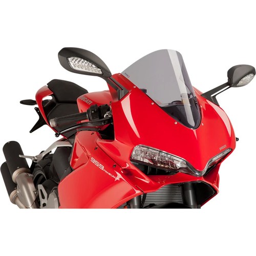 Puig Race Windscreen - Panigale (Smoke) 7621H