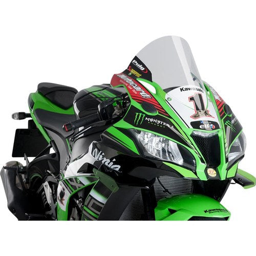 Puig Race Windscreen - Kawasaki (Clear) 9849W