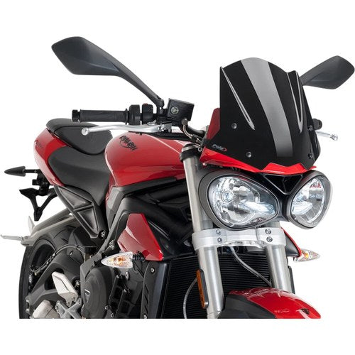 Puig Naked New Generation Windscreen (Black) 9999N